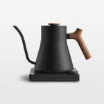 Fellow Stagg EKG Pro Gooseneck Kettle 0.9L – Matte Black with Walnut Accents