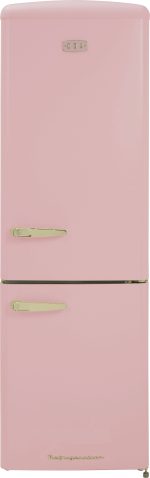 CDA Florence Tea Rose Retro 60cm Frost Free 60/40 Fridge Freezer