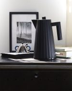 Alessi Plissé Electric Kettle (European Plug) MDL06 — Black