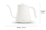 BALMUDA The Kettle — White (0.6 L)