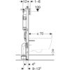 Bastidor para inodoro suspendido Geberit Duofix 112 cm con cisterna Sigma 12 cm 5,8/3 l