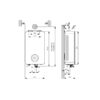 Calentador de gas estanco Bosch Therm 6600 S 12 l/min 20,2 kW butano/propano