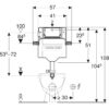 Cisterna empotrada Geberit Sigma 12 cm UP320 doble descarga 5,8/3 l 109.309.00.5