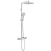 Columna de ducha monomando SENSEA Icone rociador redondo Ø300 mm barra extensible cromado