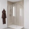 Columna de ducha monomando SENSEA Icone rociador redondo Ø300 mm barra extensible cromado
