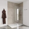 Columna de ducha monomando SENSEA Icone rociador redondo Ø300 mm barra extensible cromado