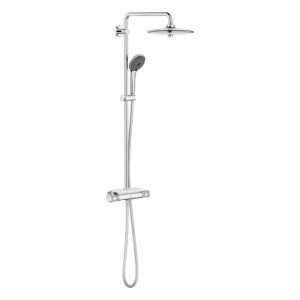 Columna de ducha termostática GROHE Vitalio Joy 260 rociador Ø260 mm cromado 26403002