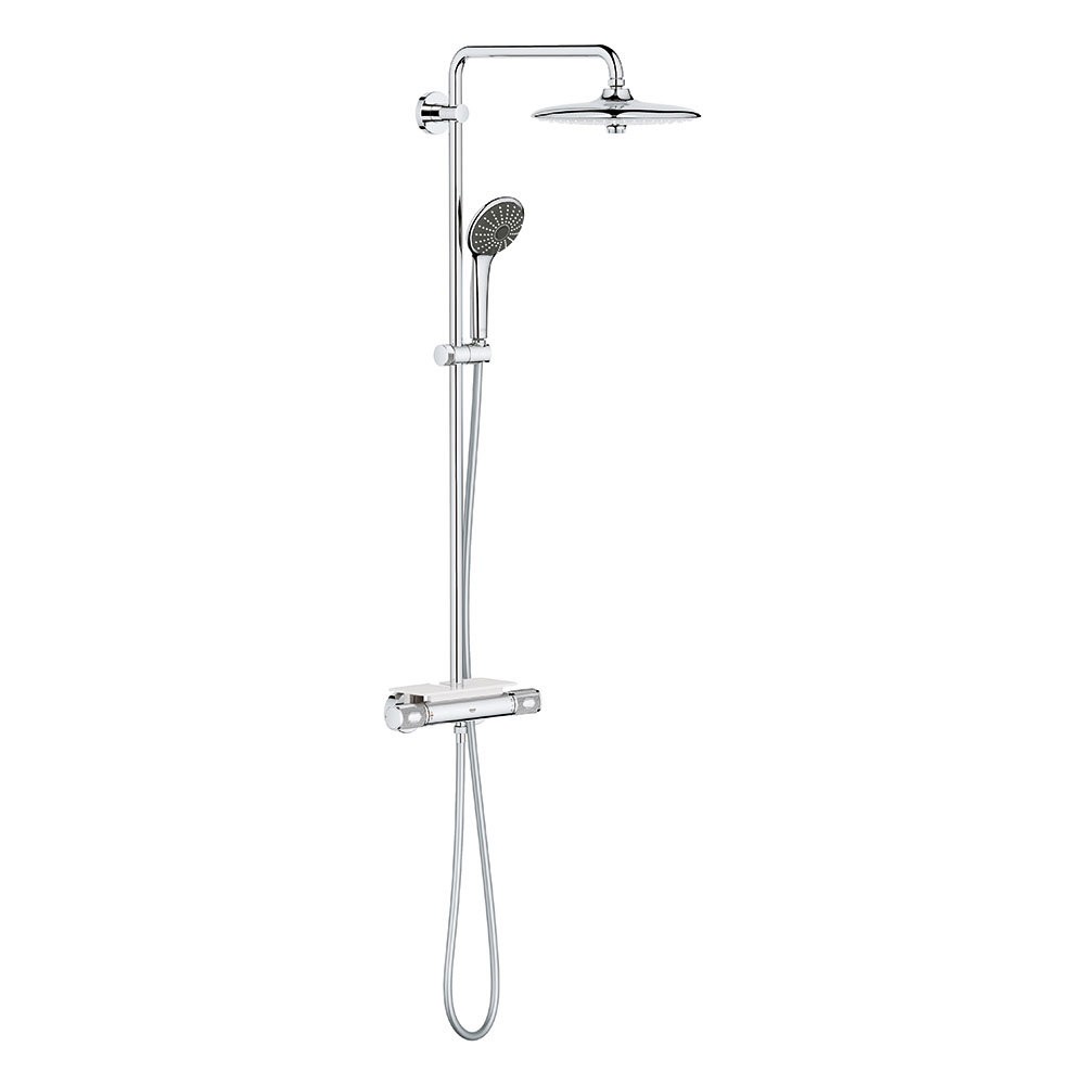 Columna de ducha termostática GROHE Vitalio Joy 260 rociador Ø260 mm cromado 26403002