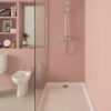 Columna de ducha termostática Roca Victoria T-Plus rociador Ø245 mm cromado