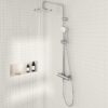 Columna de ducha termostática SENSEA Essential rociador redondo Ø230 mm cromado