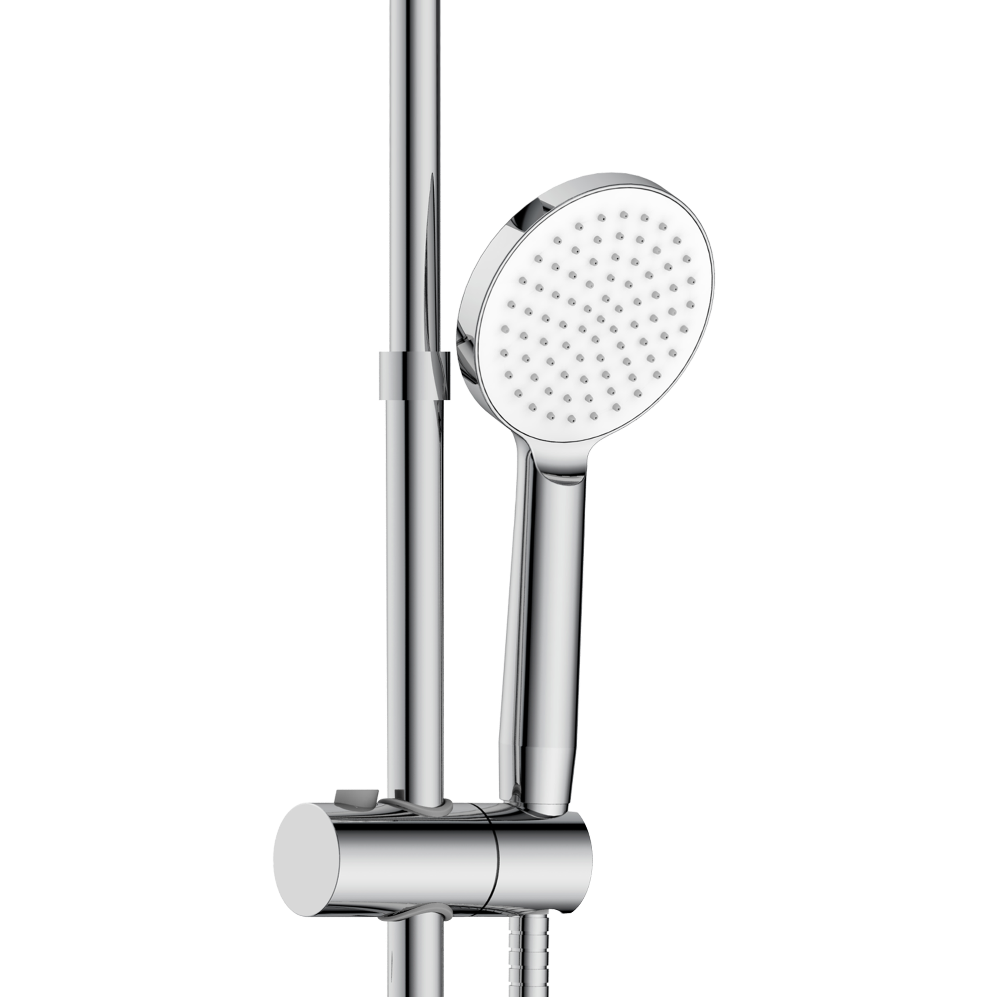 Columna de ducha termostática SENSEA Essential rociador redondo Ø230 mm cromado