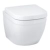 Conjunto de bastidor e inodoro suspendido GROHE Rapid SL 0,82 m Euro Compact Rimless 6/3 l