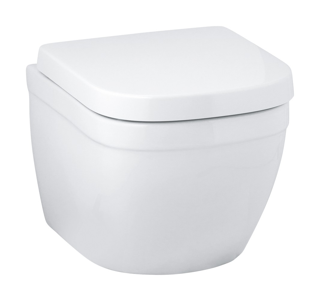 Conjunto de bastidor e inodoro suspendido GROHE Rapid SL 0,82 m Euro Compact Rimless 6/3 l