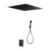 Conjunto de ducha empotrado monomando IMEX Sumatra de techo rociador 590 × 480 mm