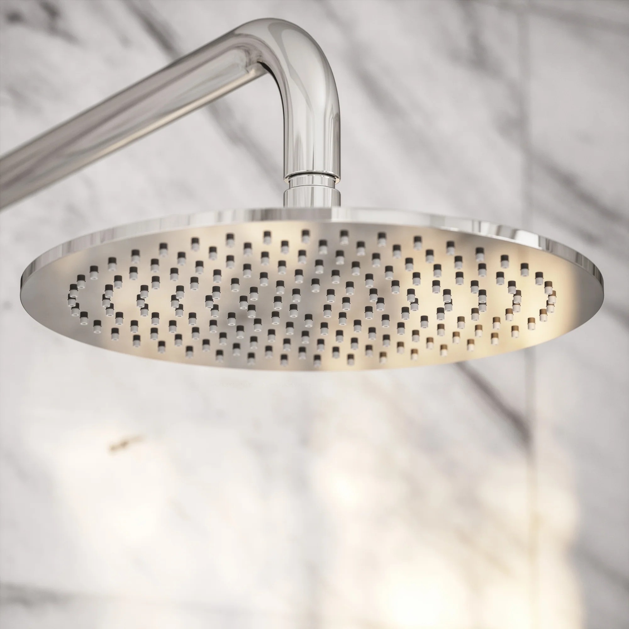 Conjunto de ducha empotrado termostático Lusso Stone Luxe rociador Ø200 mm cromado