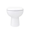 Conjunto lavabo e inodoro 2 en 1 Alaska adosado a pared 500 mm 6/4 l asiento amortiguado