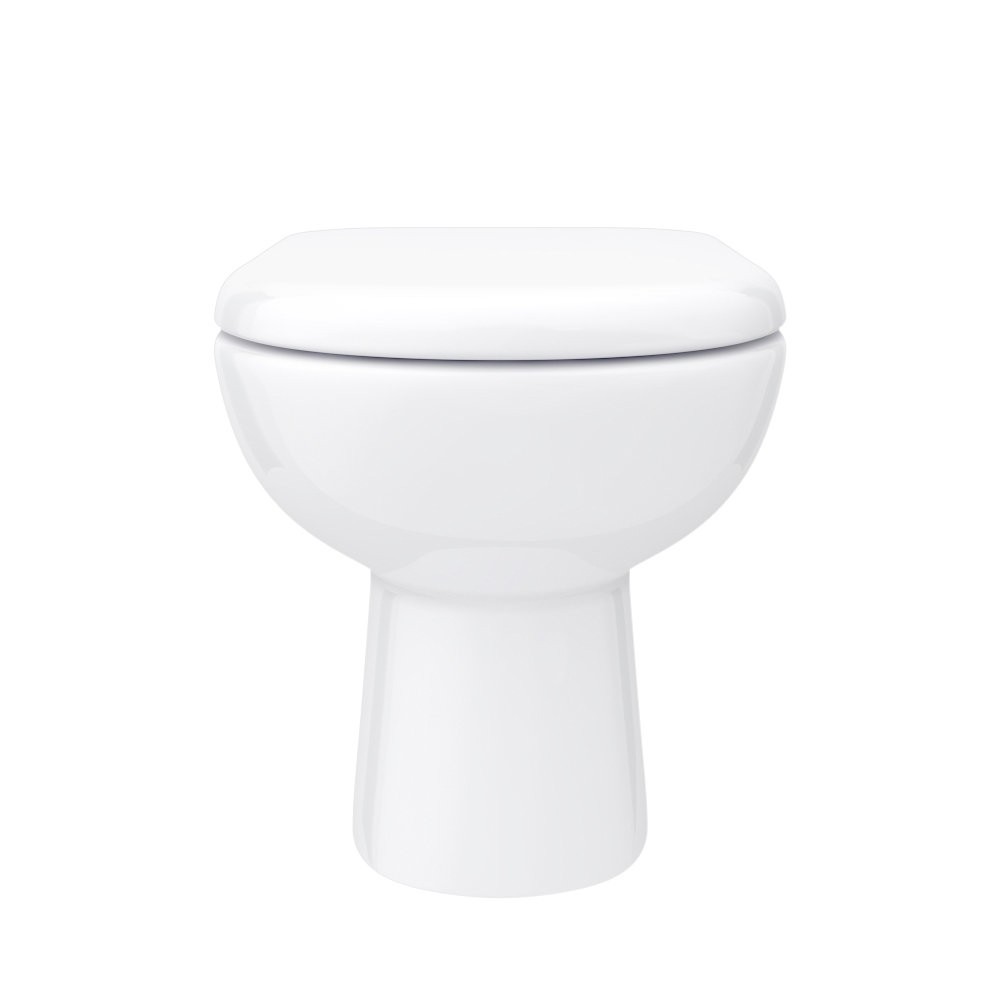 Conjunto lavabo e inodoro 2 en 1 Alaska adosado a pared 500 mm 6/4 l asiento amortiguado