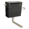 Conjunto lavabo e inodoro 2 en 1 Alaska adosado a pared 500 mm 6/4 l asiento amortiguado
