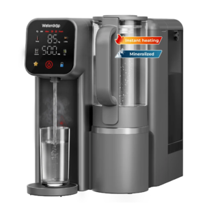 Dispensador de ósmosis inversa de sobremesa Waterdrop M6HG 75 GPD 8 etapas agua caliente
