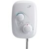 Ducha con bomba termostática Mira Event XS blanco/cromado