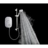 Ducha con bomba termostática Mira Event XS blanco/cromado