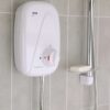 Ducha con bomba termostática Mira Vigour blanco/cromado