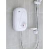 Ducha con bomba termostática Mira Vigour blanco/cromado