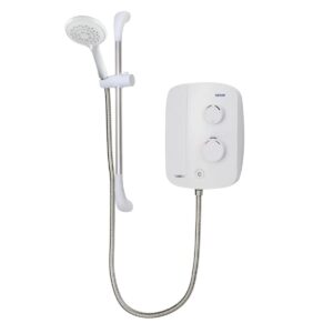 Ducha con bomba termostática Triton AS2000SR Silent Running blanco/cromado