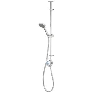 Ducha digital vista Aqualisa Quartz Classic Smart con teleducha regulable HP/Combi cromado