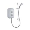 Ducha eléctrica con bomba Mira Elite SE 9,8 kW blanco/cromado