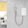 Ducha eléctrica con bomba Triton T80SR 8,5 kW blanco/cromado