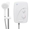 Ducha eléctrica con bomba Triton T80SR 8,5 kW blanco/cromado