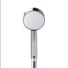 Ducha eléctrica de doble salida Mira Decor Dual 10,8 kW plata cálida