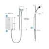 Ducha eléctrica Mira Sport Max 9,0 kW blanco/cromado