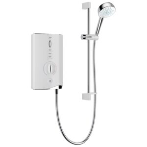Ducha eléctrica Mira Sport Max 9,0 kW blanco/cromado