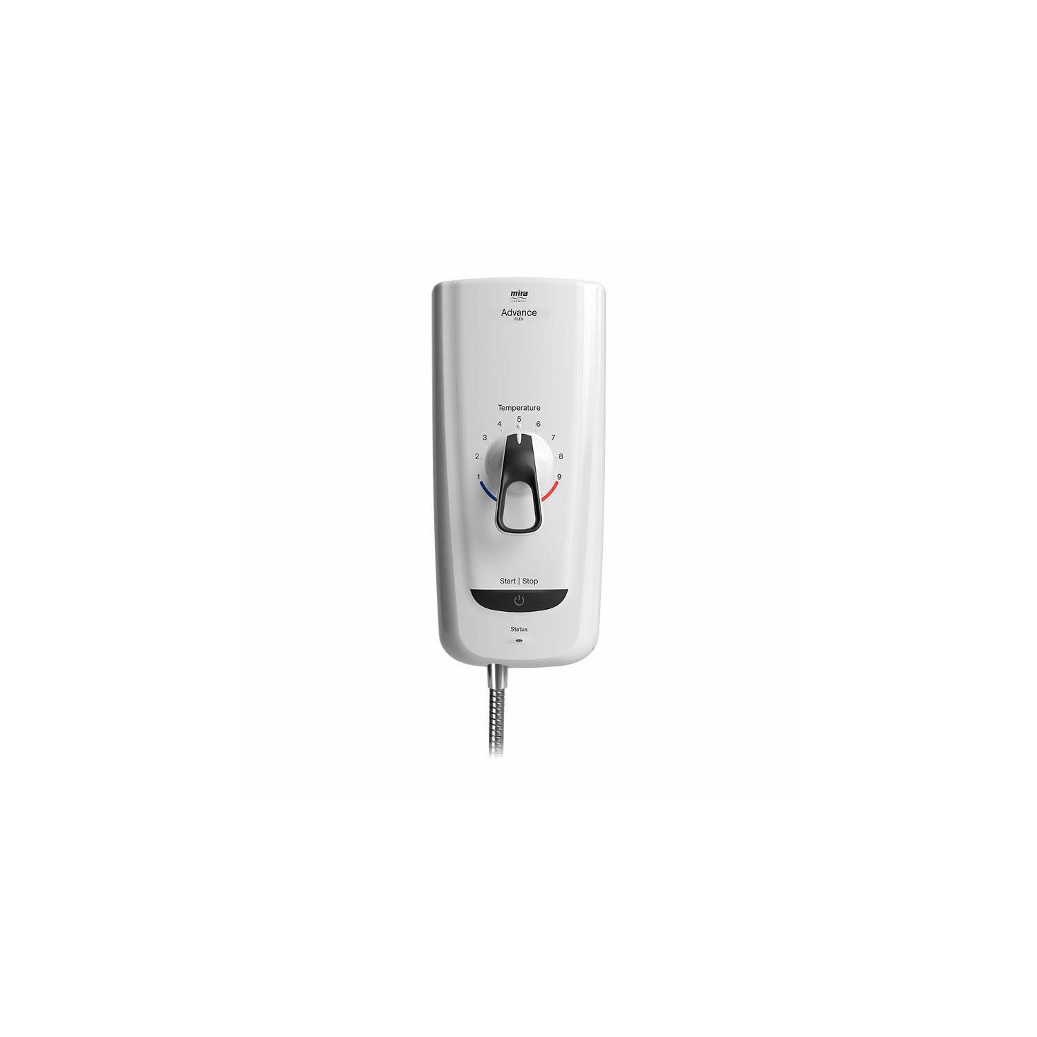 Ducha eléctrica termostática Mira Advance Flex 8,7 kW blanco/cromado