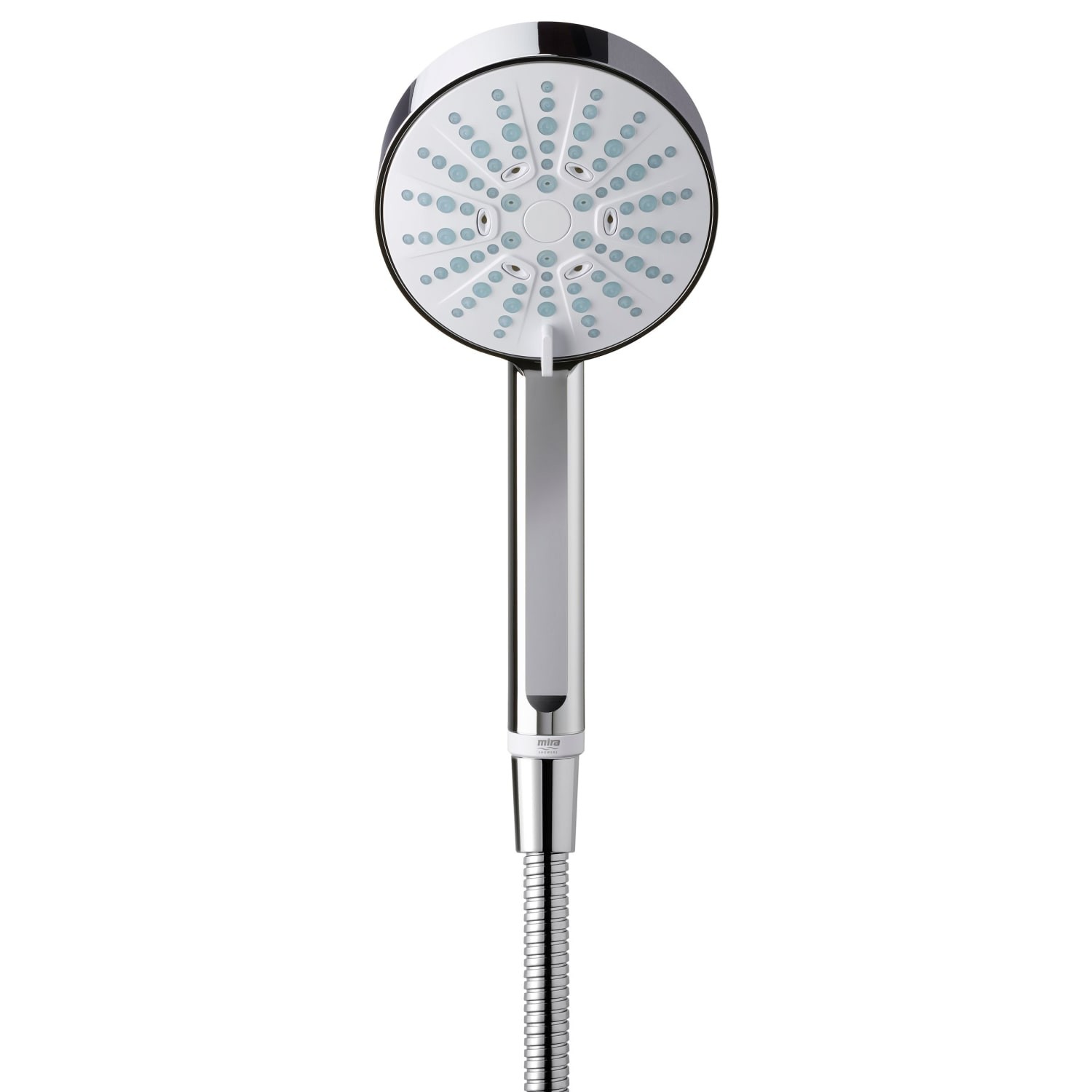 Ducha eléctrica termostática Mira Azora 9,8 kW vidrio esmerilado/cromado