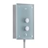 Ducha eléctrica termostática Mira Azora 9,8 kW vidrio esmerilado/cromado