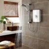 Ducha eléctrica Triton Aspirante 8,5 kW blanco brillo