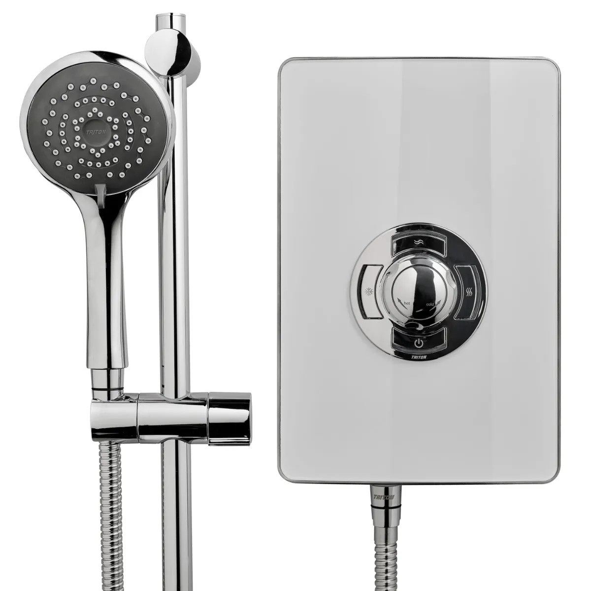 Ducha eléctrica Triton Aspirante 8,5 kW blanco brillo