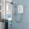 Ducha eléctrica Triton T80 Easi-Fit+ 8,5 kW blanco/cromado
