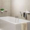 Grifo baño-ducha Hansgrohe Vernis Blend 2 orificios con teleducha 100 mm cromado