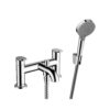 Grifo baño-ducha Hansgrohe Vernis Blend 2 orificios con teleducha 100 mm cromado
