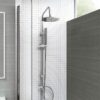 Grifo baño-ducha termostático Bathroom House Soho de repisa con barra rígida 3 vías