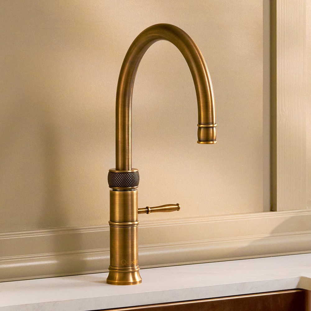 Grifo de agua hirviendo 3 en 1 Quooker Classic Fusion Round PRO3 depósito 3 L