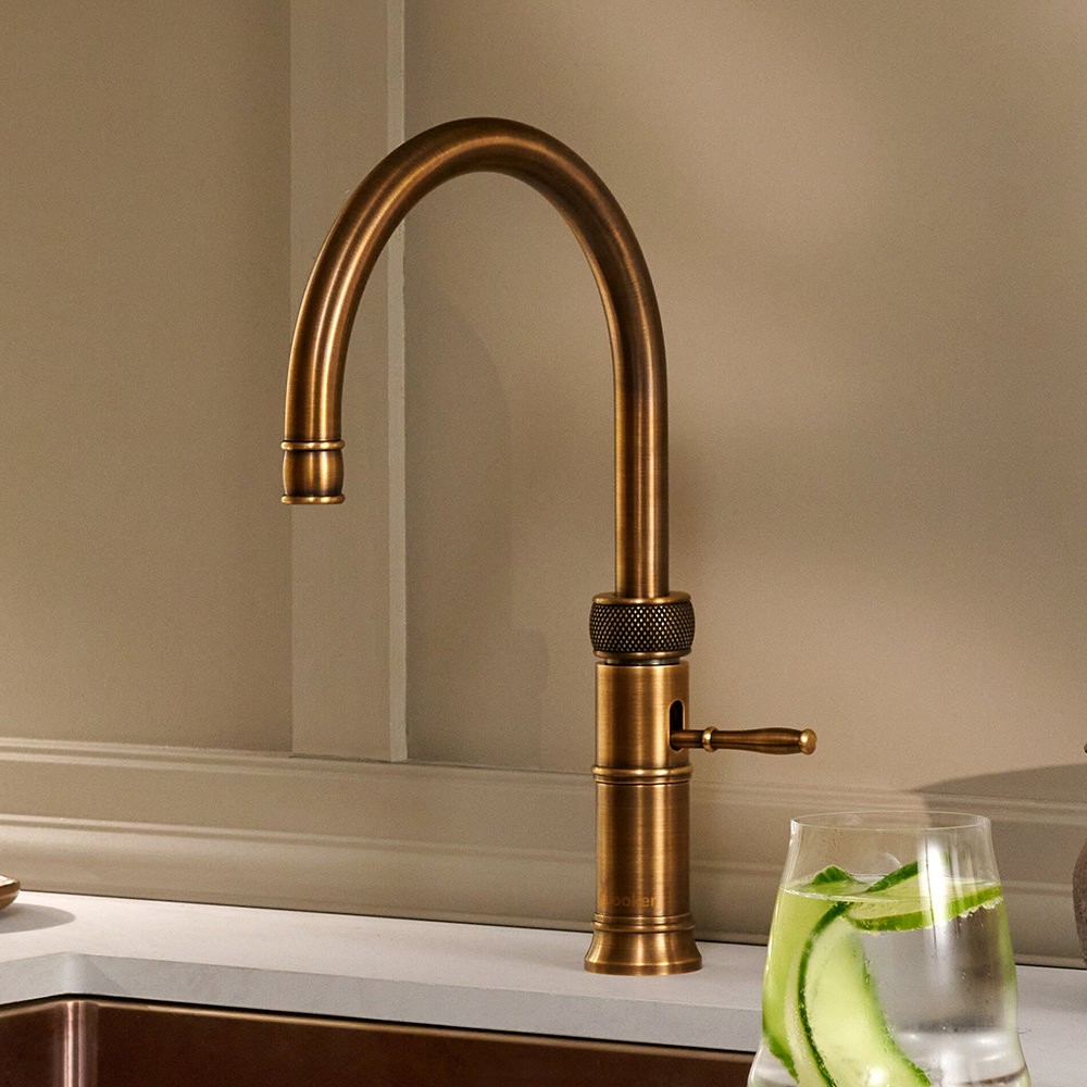 Grifo de agua hirviendo 3 en 1 Quooker Classic Fusion Round PRO3 depósito 3 L