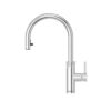 Grifo de agua hirviendo 3 en 1 Quooker Flex Round PRO3 caño extraíble depósito 3 L cromado