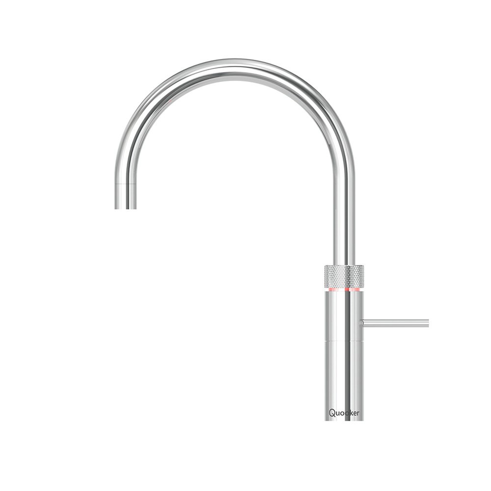 Grifo de agua hirviendo 3 en 1 Quooker Fusion Round PRO3 depósito 3 L cromado pulido