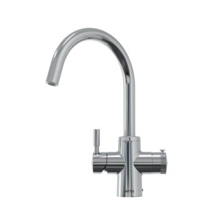 Grifo de agua hirviendo 4 en 1 QETTLE Original agua filtrada depósito 4 L cromado