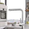 Grifo de cocina GROHE Minta caño extraíble en L giratorio 360° cromado